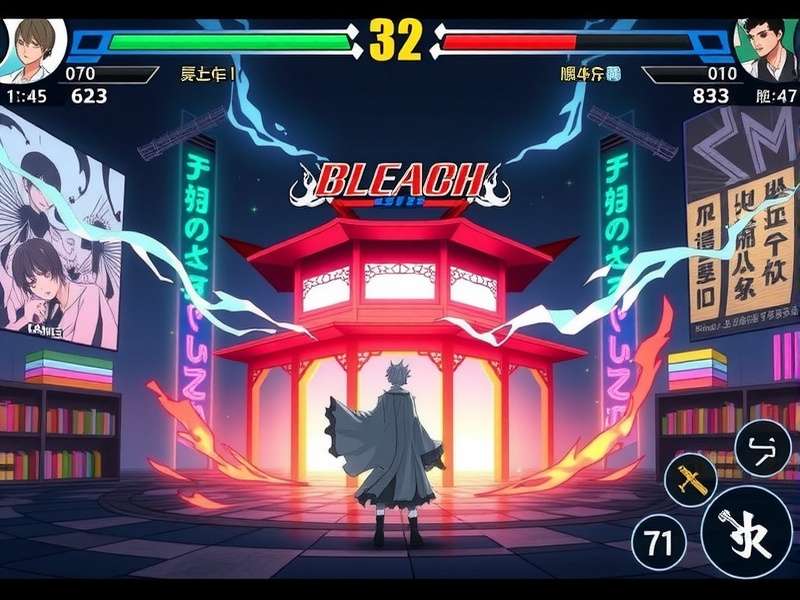 Bleach Game Opening Screen with Anime Characters