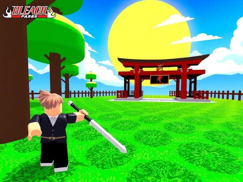 Roblox Studio interface with game development view