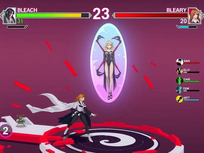 Bleach Brave Souls gameplay on Nintendo Switch screen