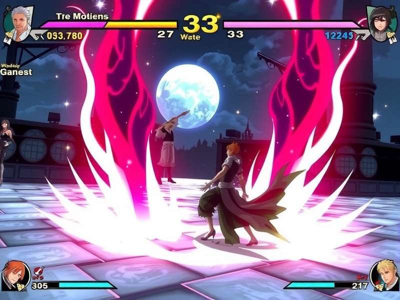 Bleach PC Games Collection Screenshot - Various Bleach game icons on a desktop