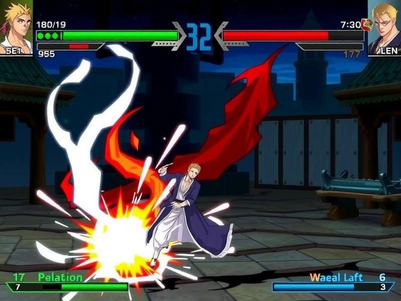 Bleach PC Game Screenshot Showing Combat