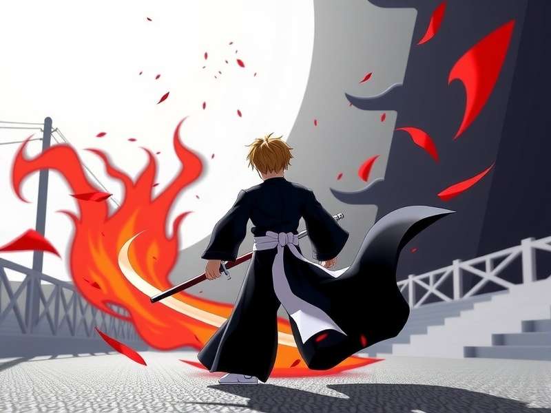 Bleach Eternal Souls gameplay screenshot showing Ichigo's Bankai