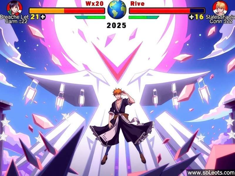 Upcoming Bleach game artwork showcasing characters and action scenes