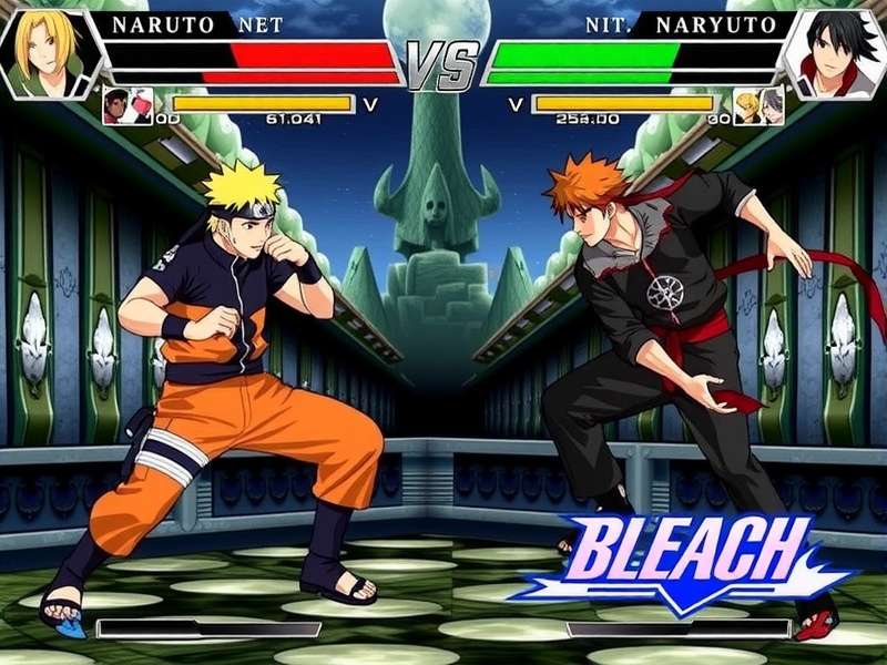 Mugen Naruto vs Bleach Gameplay Screenshot