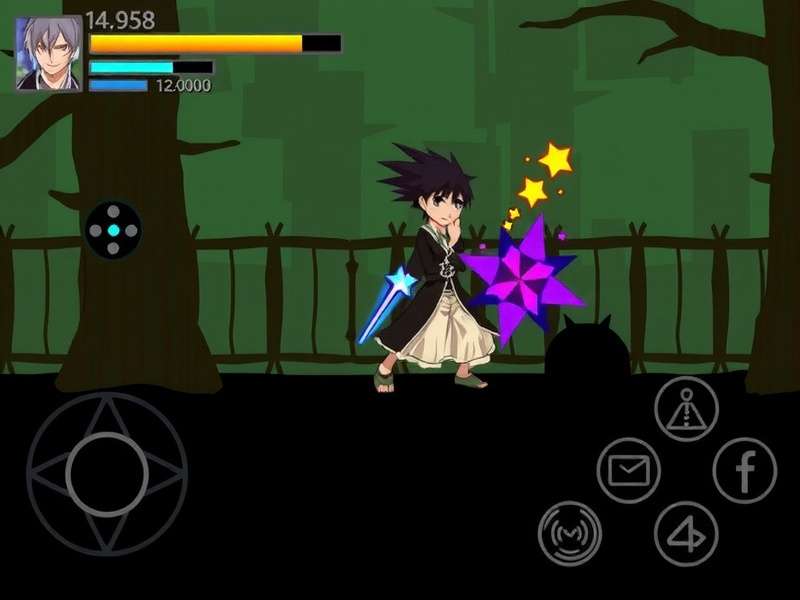 Bleach Online Game Interface with Characters