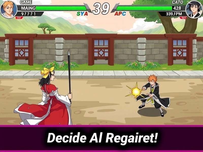 Epic battle scene from a Bleach-inspired game showing spiritual energy clashes