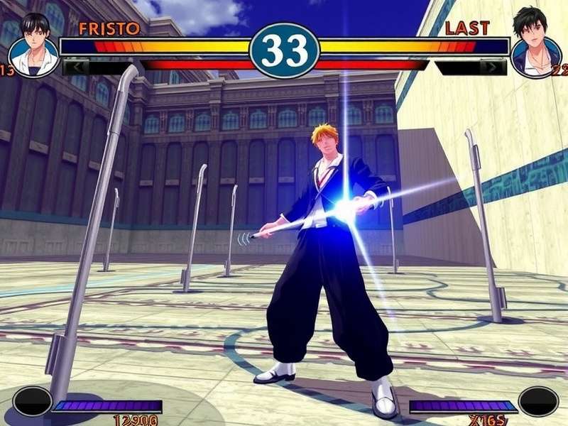 Xbox Series X console with Bleach game artwork overlay