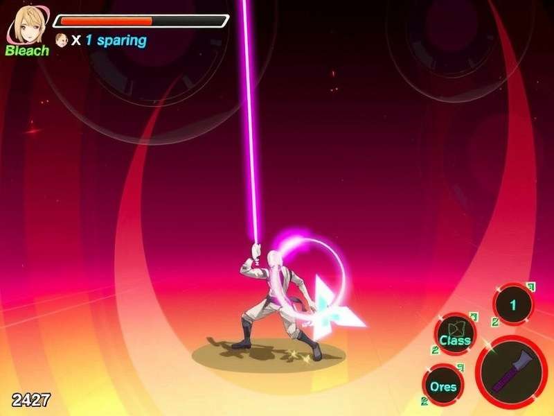 Strategic map showing optimal positioning and pressure zones in Bleach game combat