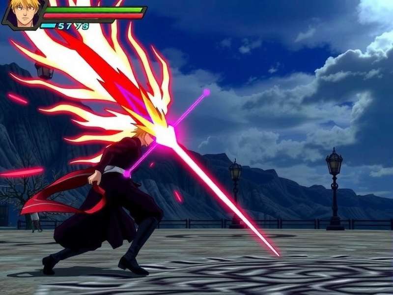 Bleach Brave Souls gameplay screenshot showcasing intense action and characters
