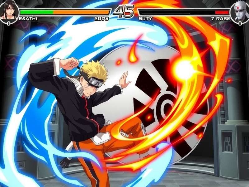 Naruto and Bleach characters in crossover battle