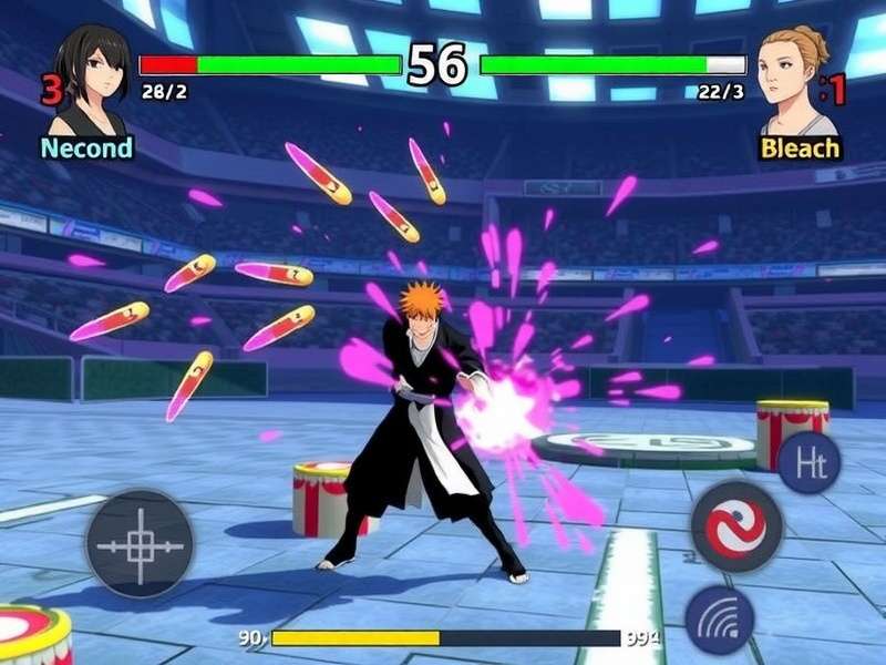 PlayStation 4 controller with Bleach game on screen showing Ichigo's Bankai