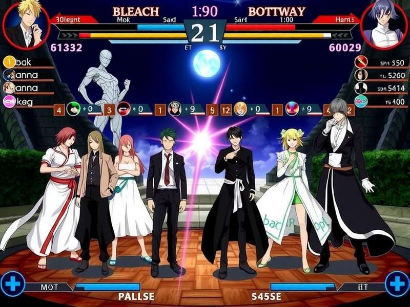 Bleach Game 2025 Characters – Full Roster Banner showing Soul Reapers, Hollows, Arrancars and Quincies
