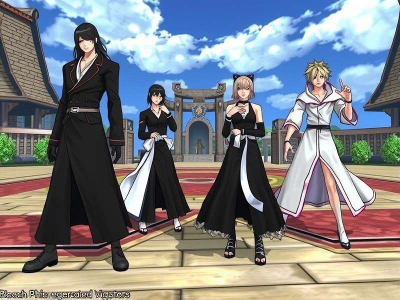 Bleach Game Rebirth Of Souls Characters full roster lineup featuring Ichigo, Rukia, Byakuya, and more