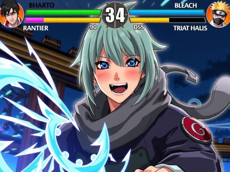 Naruto Vs Bleach Game Vui 4 0 — epic crossover fighting scene with Ichigo and Naruto