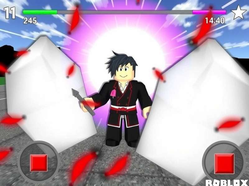 Roblox Paradox Bleach Game — Soul Society hub area with Shinigami and Hollows