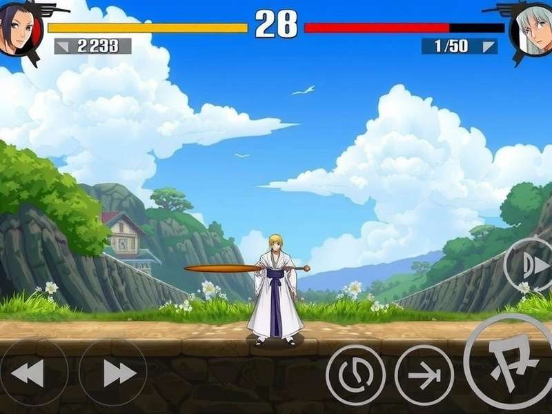 Bleach Game PC Free Download - Epic battle scene with Ichigo and his bankai