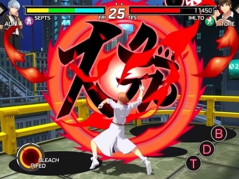 Bleach Game PS5 screenshot — Ichigo facing powerful Hollow in epic battle