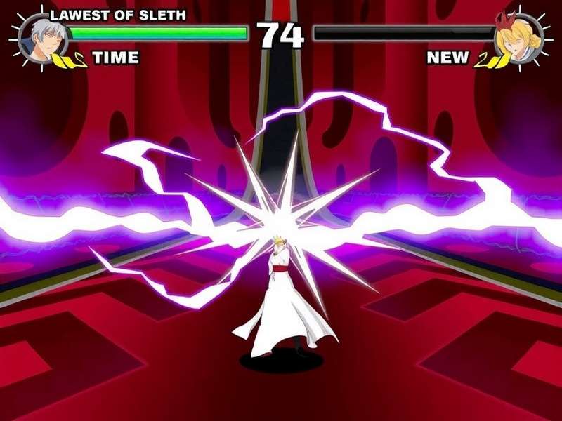 Bleach Vs. Crusade on Nintendo GameCube — Ichigo battles Byakuya in Soul Society