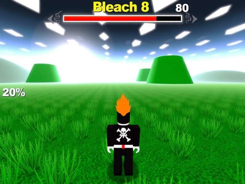 Uncopylocked Bleach Game Roblox — epic battle between Rukia and a Hollow in the Soul Society map